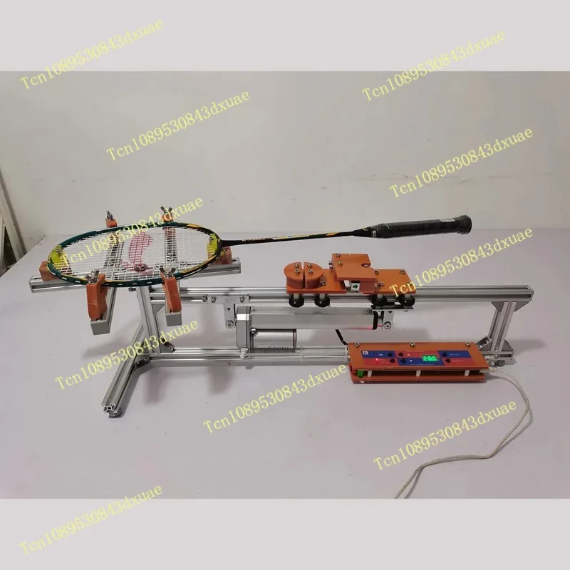 Smart Clamp-Type Electric Badminton Racket Stringing Machine Wire Stretcher DIY Racket Frame Threading Machine + Standard Tool 1