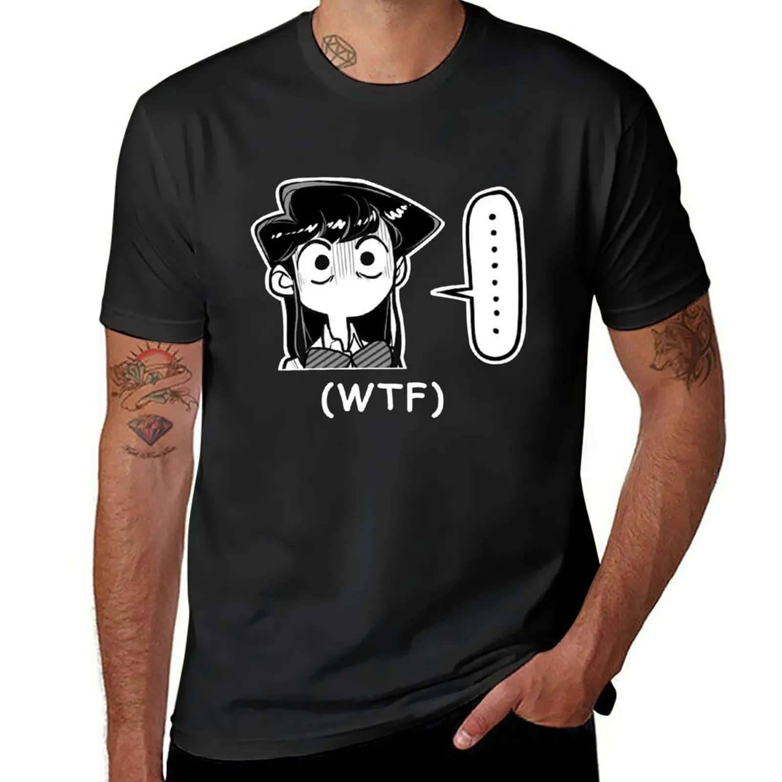 New Funny Manga Silence Komi San Chibi Meme T-Shirt vintage t shirt tees t shirt man new edition t shirt sweat shirts, men