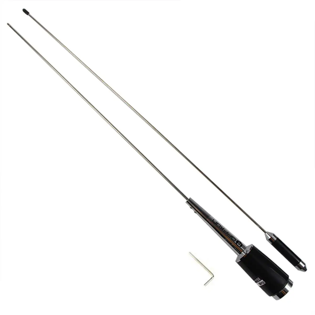 Details of the new silver UHF 400-470 MHz 200W 5.5dB SL-16 PL-259 mobile car radio antenna