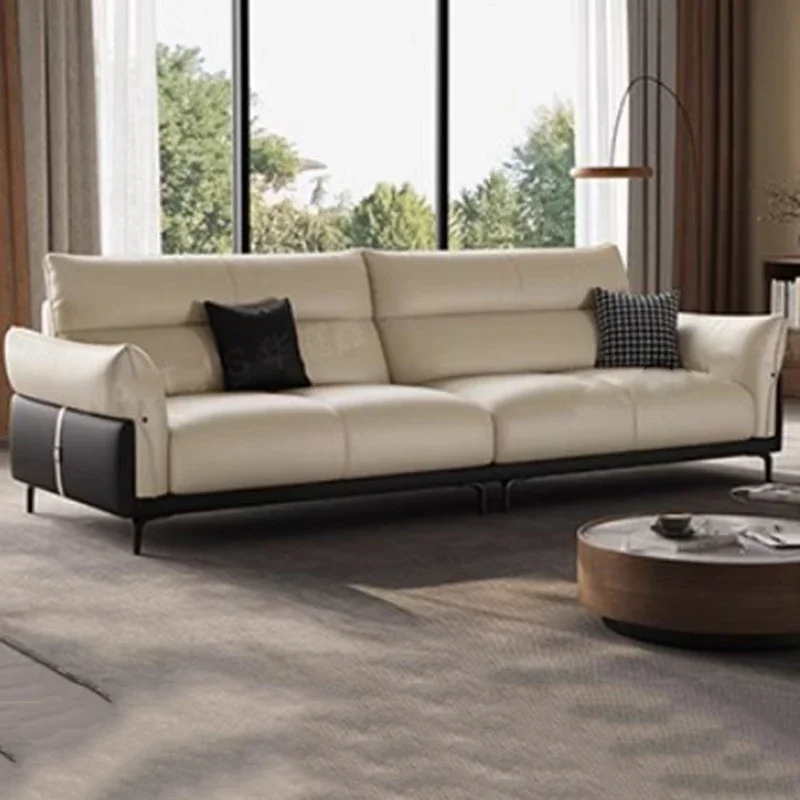Apartment Minimalist Sofa Modern Household Luxury Italian Sofa Lazy Simple Muebles Para Salas Modernos Living Room Furniture image 3