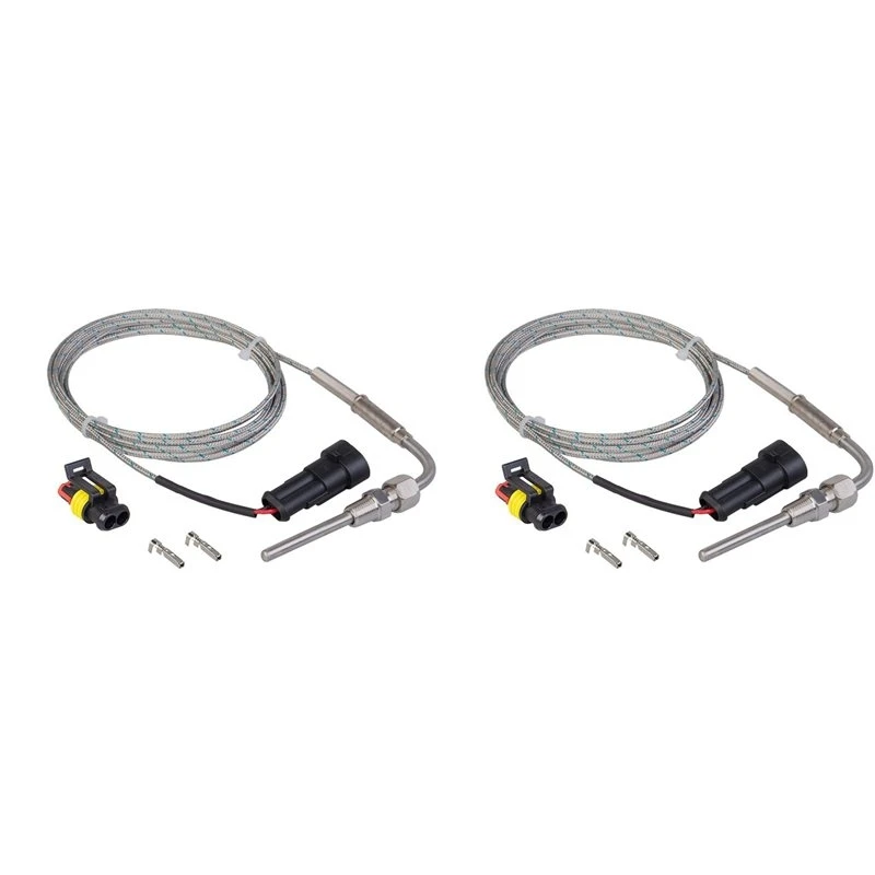 2X Automobile Exhaust Temperature Sensor 0-1000 ℃ ETM-01-1-AS55