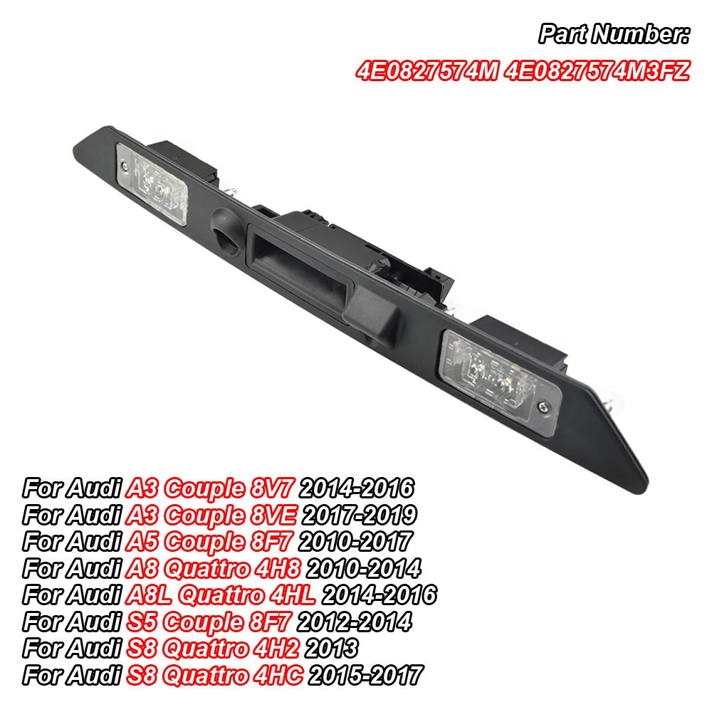

Fit For Audi A3 A5 A8L A8 S8 New Rear Trunk Lock Release Handle Switch Car Accessories 4E0827574M 4E0827574M3FZ