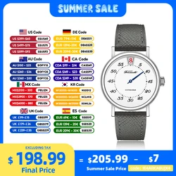 FARASUTE Casual Automatic Mechanical Men Watch Business Jumping Hour Seagull Movement Sapphire Waterproof Wristwatch Male Reloj