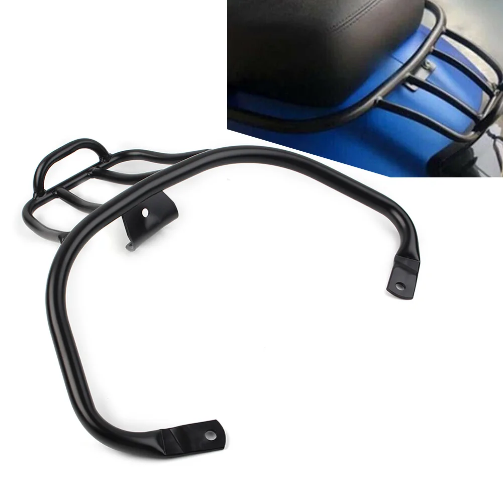 1Pc Motor Rear Carrier Luggage Rack Luggage Holder Support Steel Black For Piaggio Vespa Sprint150