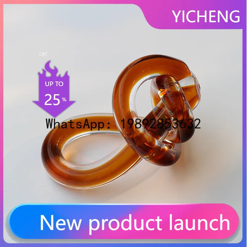 

PYJ Modern Simple Creative Geometric Handmade Glazed Hemp Rope Soft Bookcase Ornament