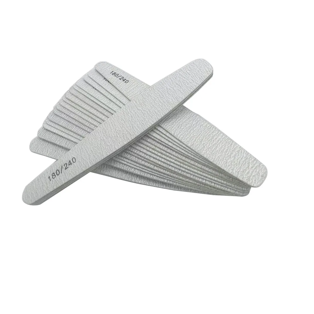 20 pcs   wood nail file  nail art tool dispoable nail file 180/240  wooden emery board pedicure tool