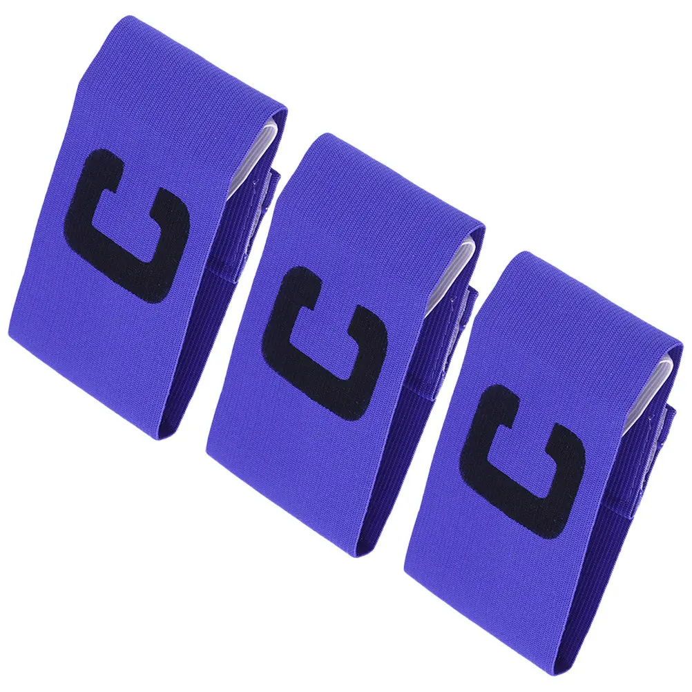 

Набор из 3 капитанских повязок: нейлоновые, износостойкие, регулируемые, для футбола, портативные, удобные, аксессуары для командных видов спорта