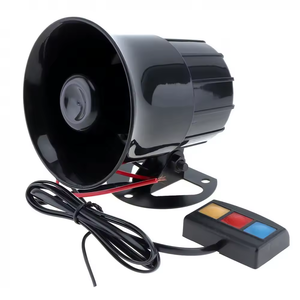 אוניברסלי 12V 20W רכב צופר 3 טון קול רם אזעקה משטרת אש סירנה רמקול אופנוע רכב אבזרים moto