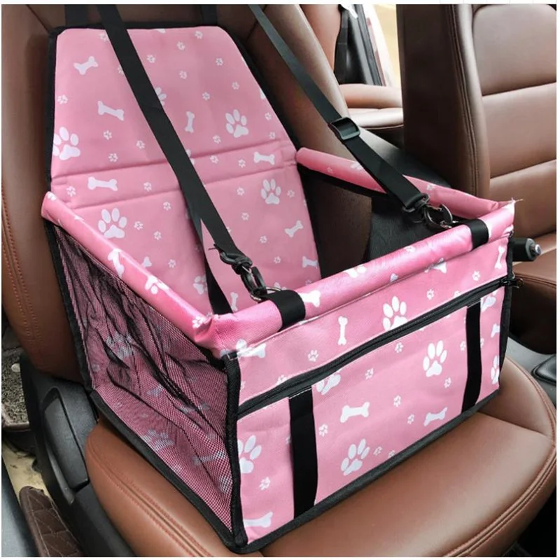 Waterproof Car Seat Cover for Pet, Folding Hammock, Bag Basket, Car Protector, Cat and Puppy, House, Travel, 2 in 1