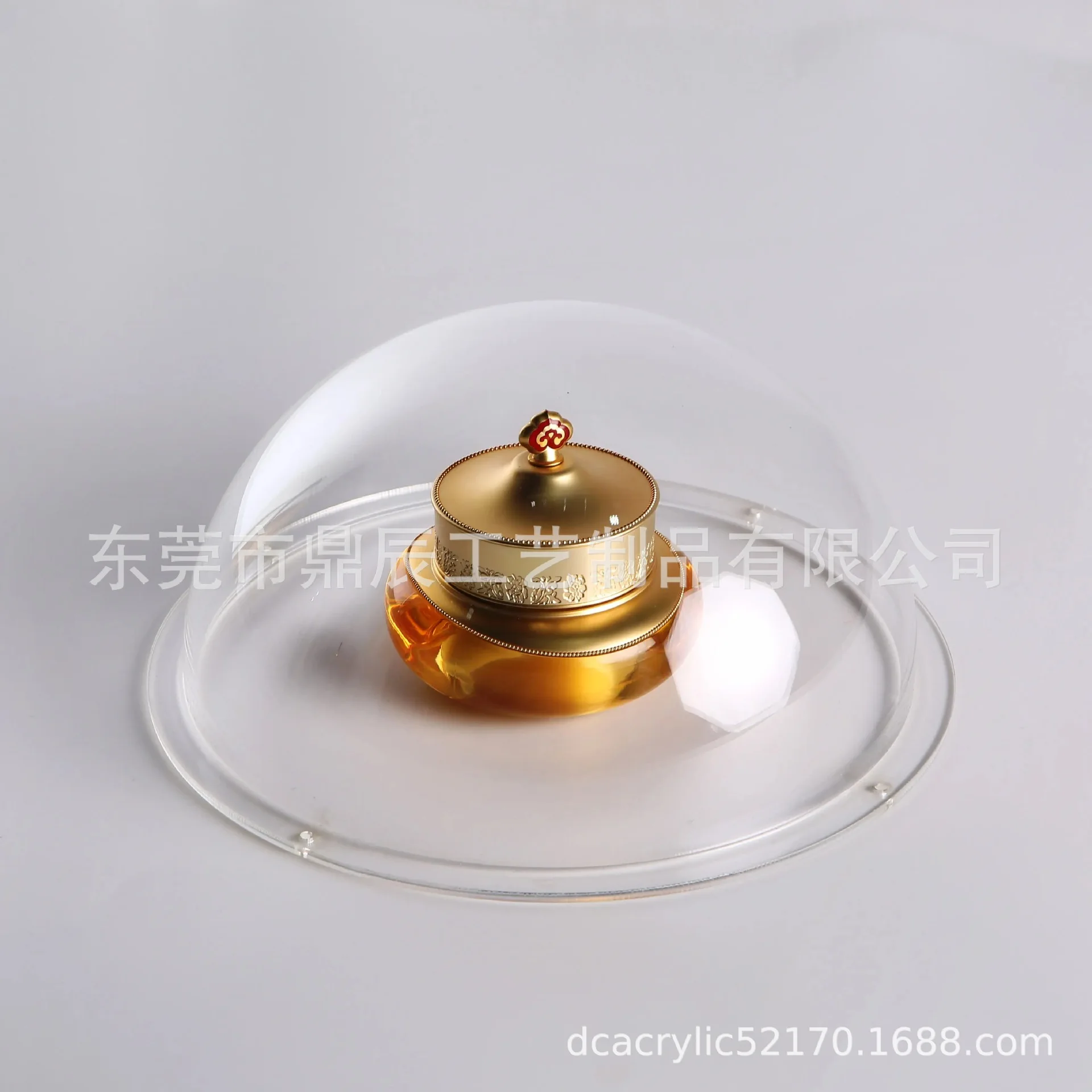 

Acrylic hemispherical dust cover, organic glass spherical cover, white transparent hemispherical pet furniture spherical cover