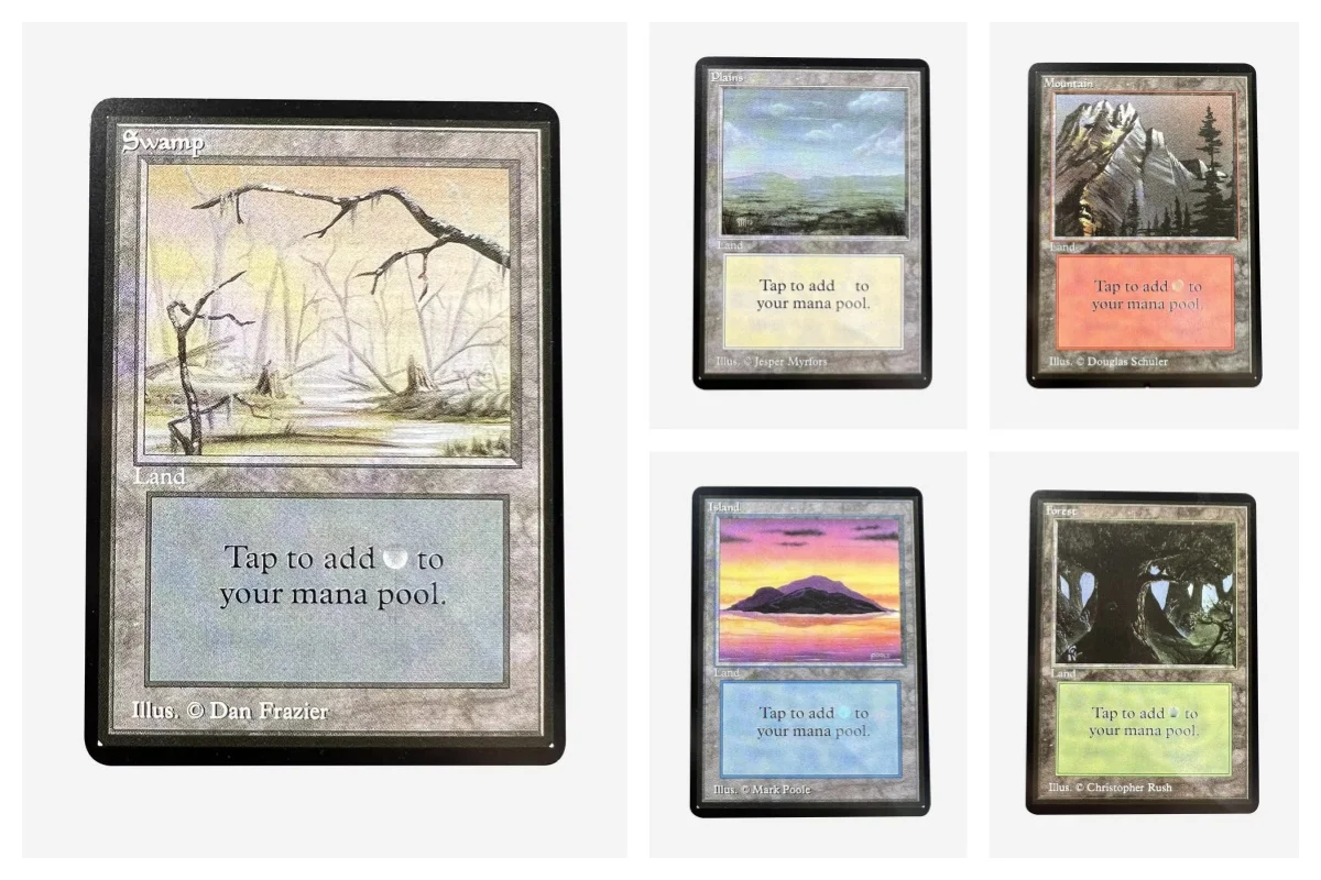 (SLD) regular TCG Magical Cards Game Top Quality Proxy Playing Cards plains island swamp Ring Board Game Trading Cards Proxy