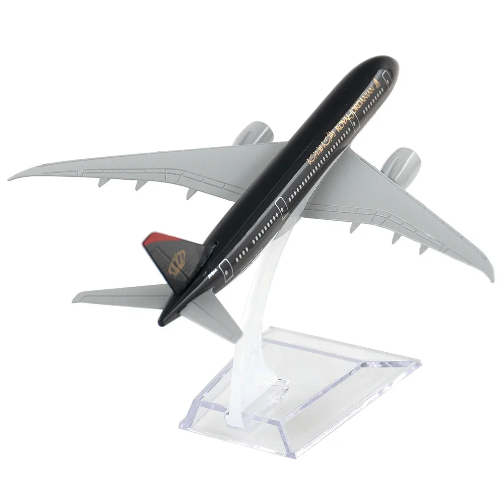 1/400 نموذج طائرة بوينغ 787 الملكي الأردن 14 سنتيمتر المعادن B787 طائرة الأطفال هدية لجمع غرفة الديكور