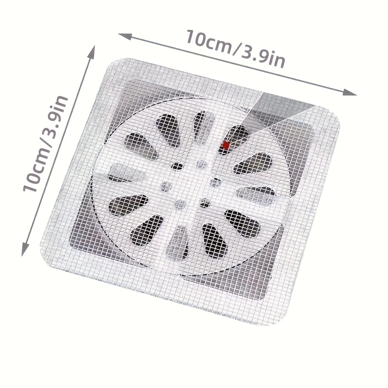 10Pcs Disposable Shower Drain Hair Catcher Mesh Shower Drain Covers Floor Sink Strainer Filter Hair Stopper For Bathroom Kitchen view 3