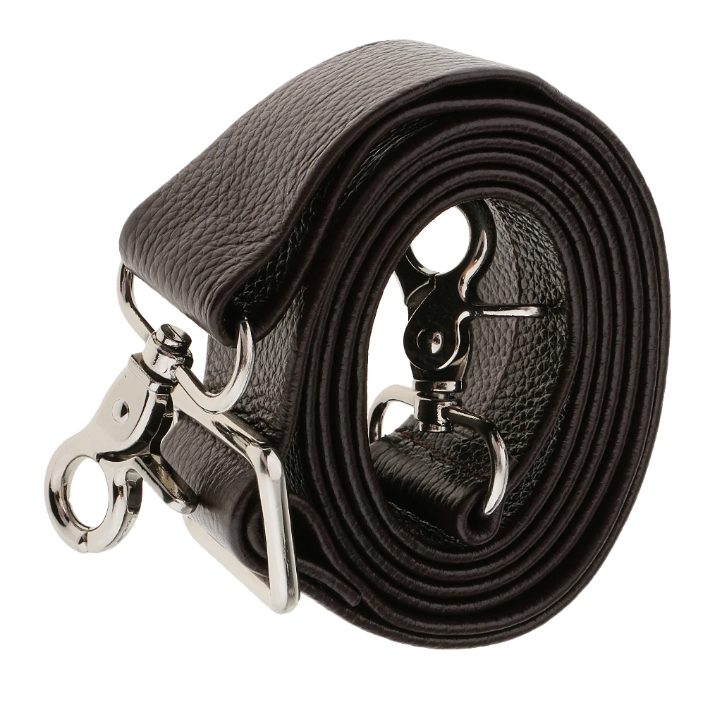 Bag DIY Strap Genuine Leather Adjustable Repair Handle Stylish Replacement for Mens Shoulder Bag