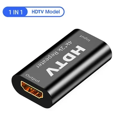 40M 4Kx2K HDTV Repeater Extender 1080P HDTV Female to HD Female Video Signal Booster Amplifier Converter Lossless Transmission
