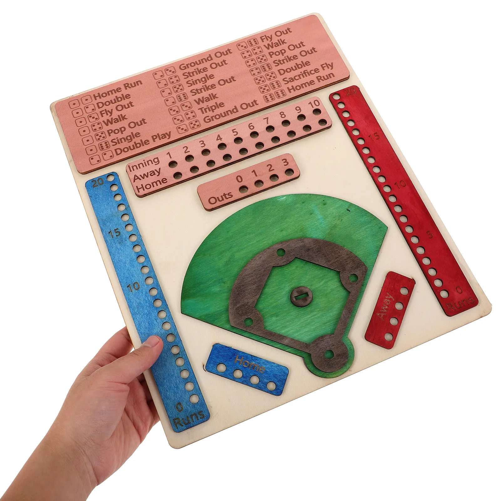 Ahşap Beyzbol Oyunu Renkli Mas - Board Game Festival incelemesi ve fiyatı