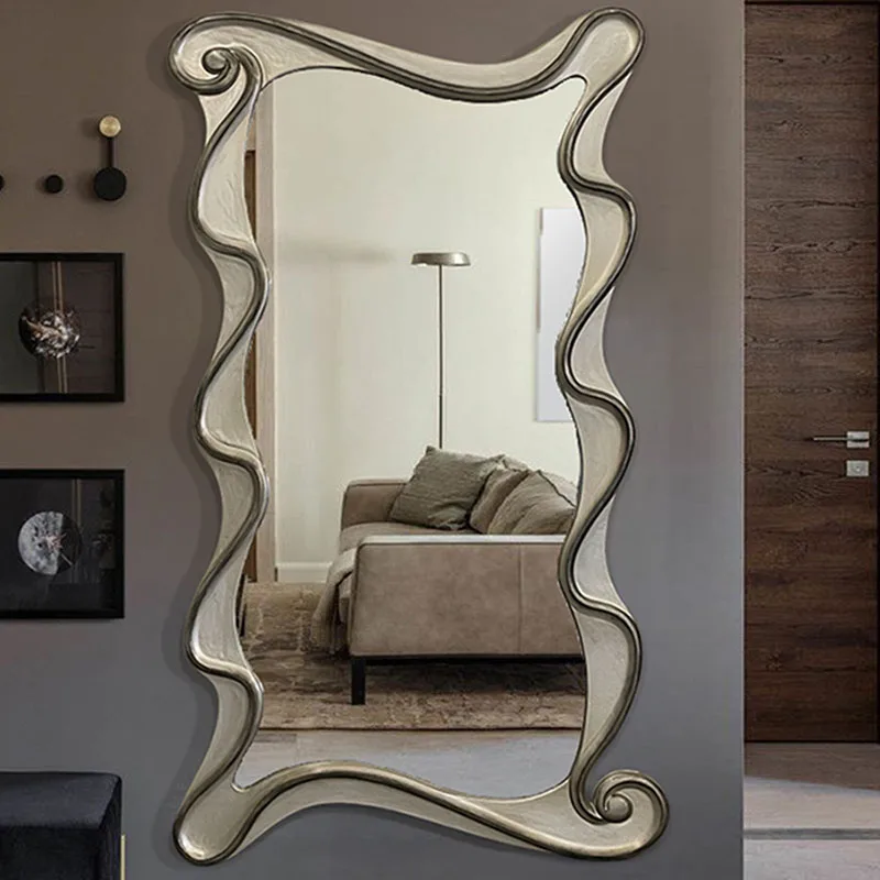 

Infinity Custom Mirror Cosmetics Dressing Moon Flower Mirror Luxury Funky Full Body Standing Modern Espelhos Home Decorations