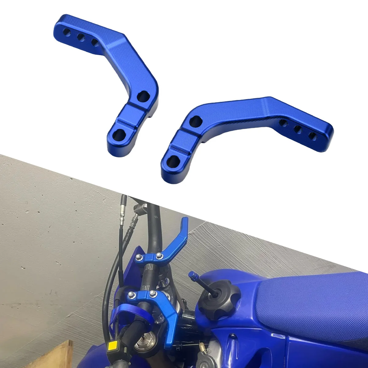 

For HONDA KTM EXC YAMAHA KAWASAKI RMZ Motocross Motorcycle Handguard Support Bracket Mount 28mm Handlebar Guard Clamp Universal