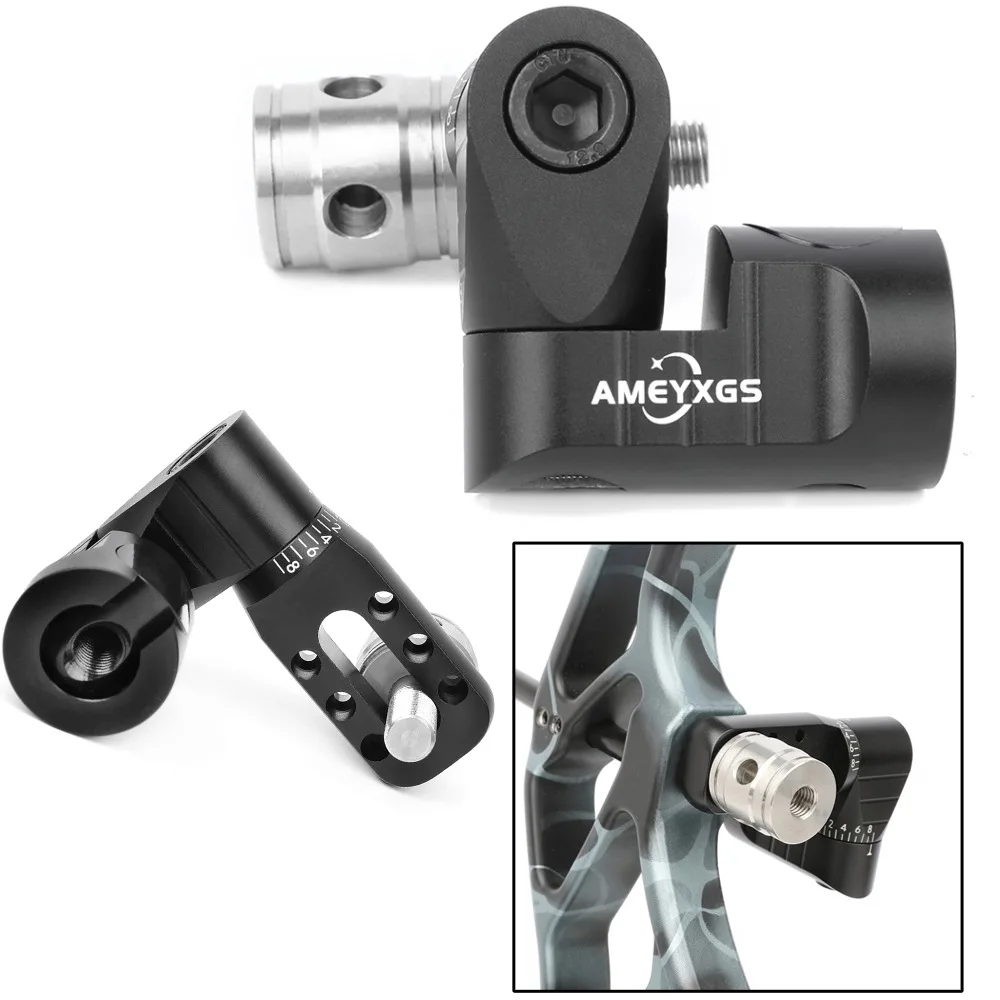 

Archery Bow Stabilizer V Bar Single Side Quick Release for Balance Bar Stabilizer Rod Adjustable V-bar Bow Shooting Targeting