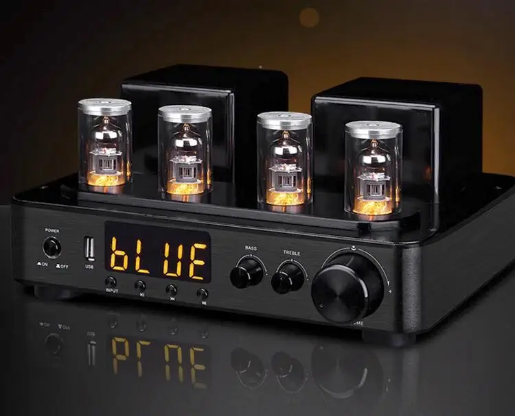 

TH-108 hifi 100W*2 stereo tube amplifier Multiple inputs such as fiber optic coaxial USB drive and Bluetooth