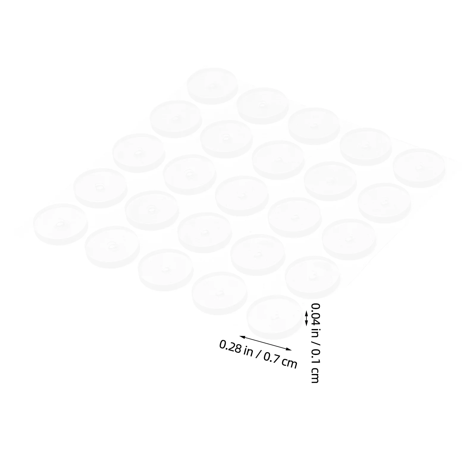 50 قطعة من وسادات الظهر المصنوعة من السيليكون الناعمة للأزرار الثقيلة لمنع الندبات ومجوهرات بديلة لسدادة الظهر #2