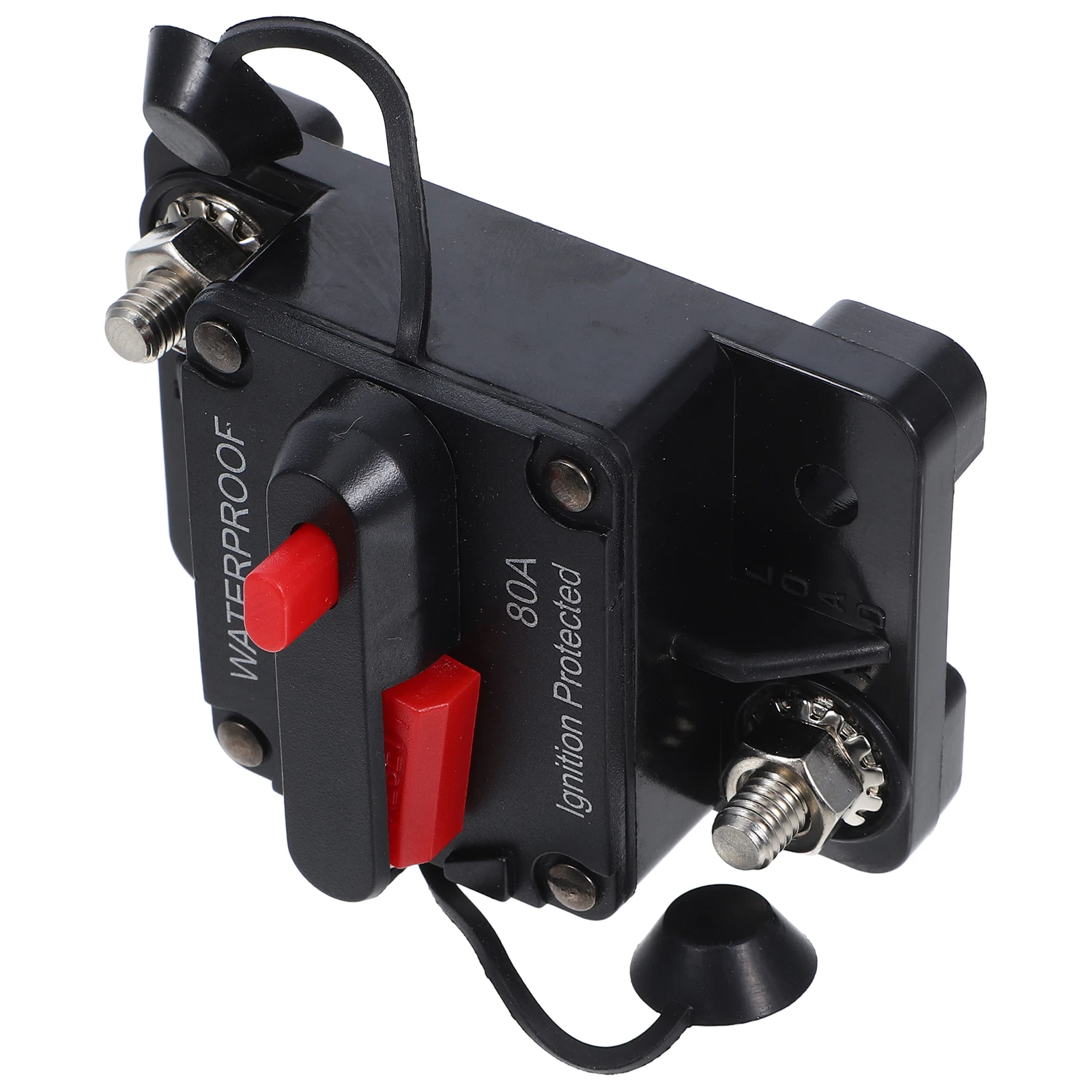 

Circuit Breaker Auto Reset 12V 36V 80A Waterproof Panel Mount for Auto Truck Rv Marine Trailer