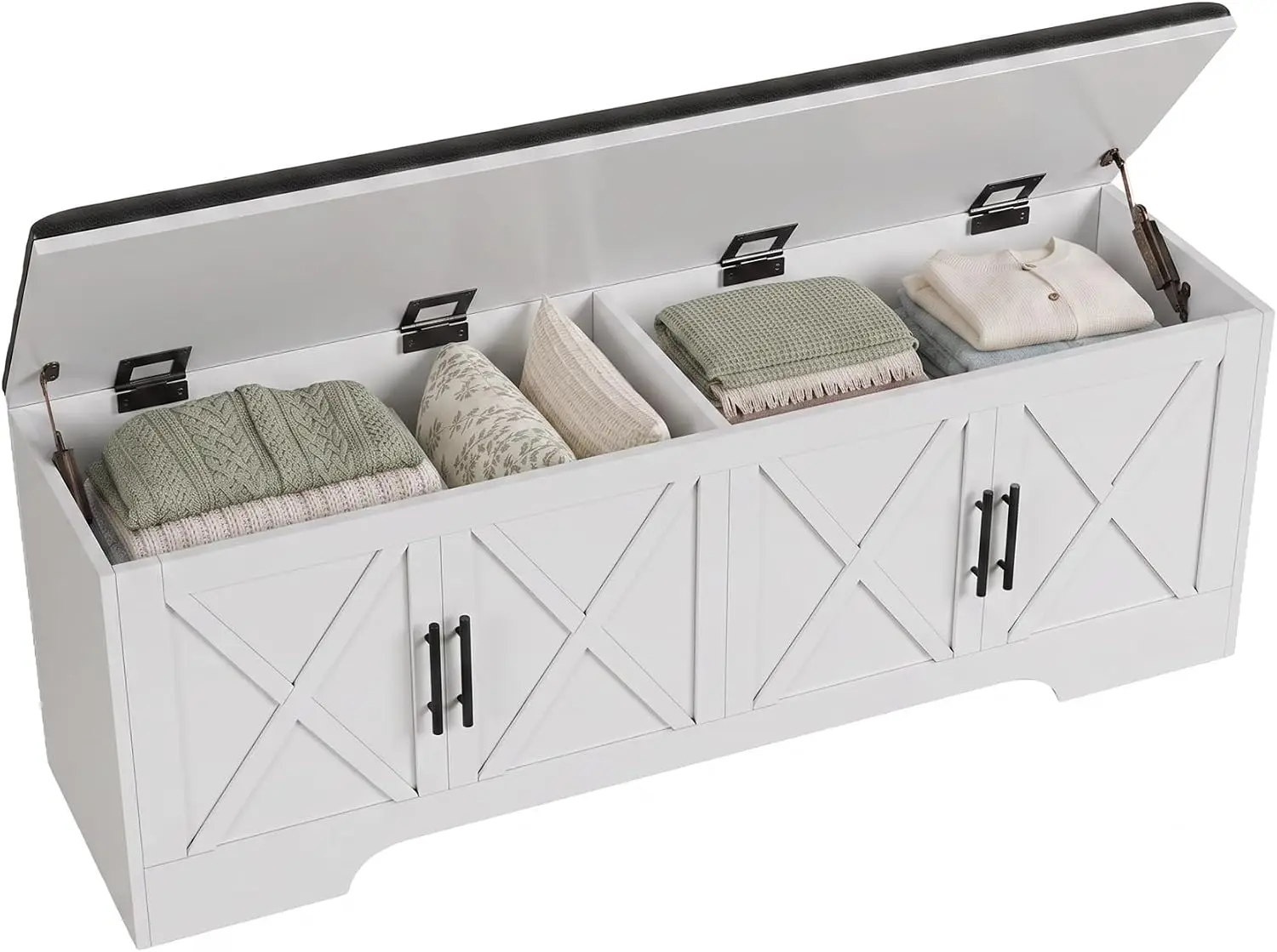 DreamDashio Storage Bench with Cushion, 47.2