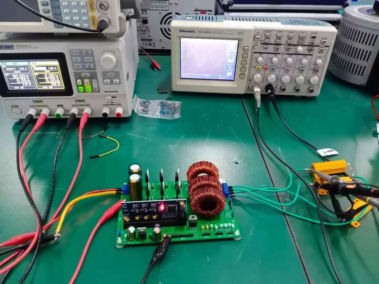 Three Phase Inverter Circuit Three Phase SPWM Inverter EGS031 Three Phase Pure Sine Wave EG8030 Test Board