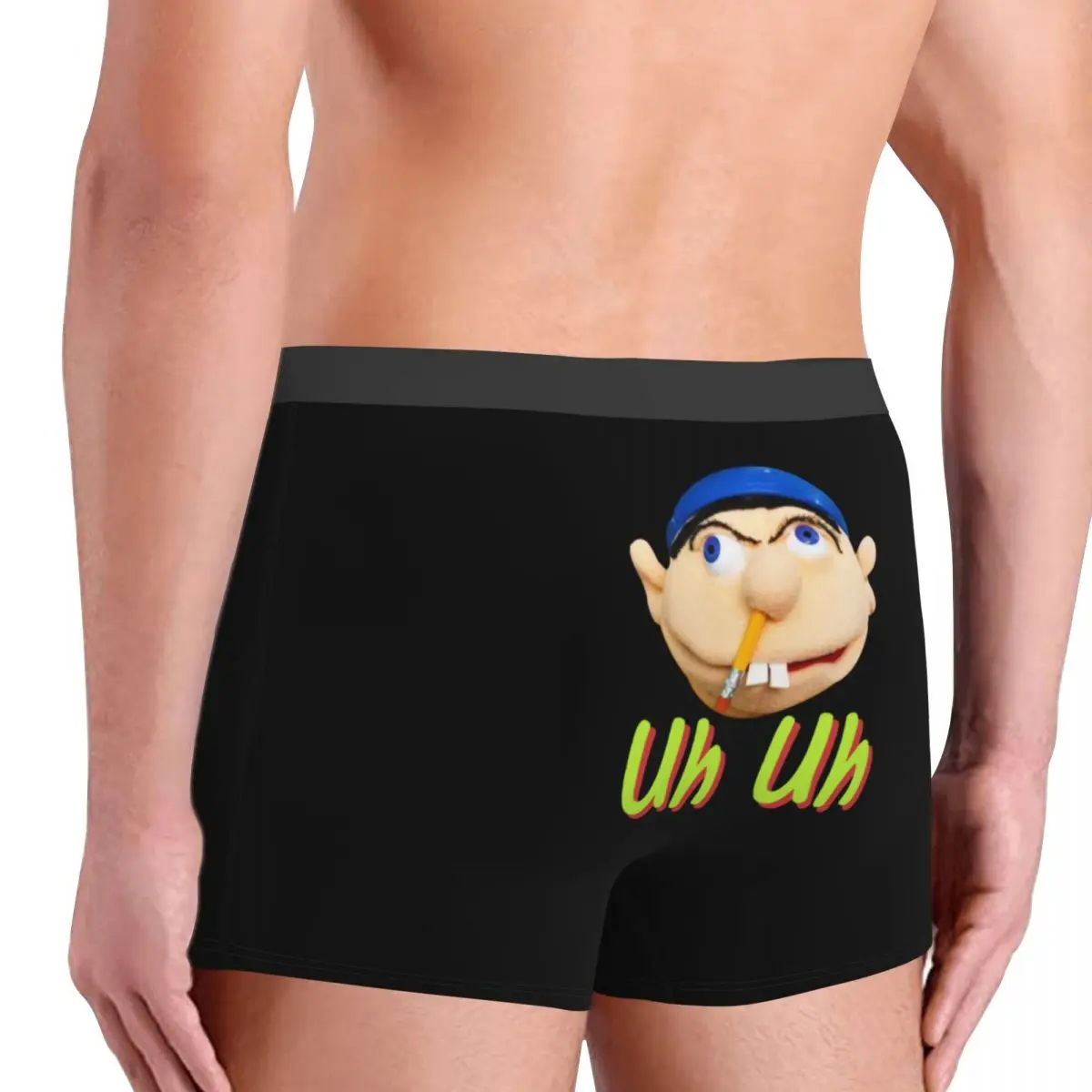 Bokserki Szorty Jeffy Nienawidzę Zielonych Fasoli Majtki Męskie Miękka Bielizna dla Mężczyzn Chłopak Prezent