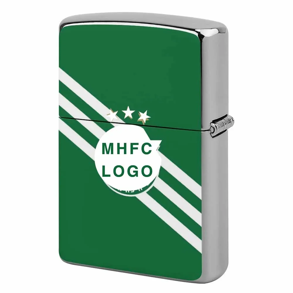 MHFC Isqueiro Portátil Permanente, Metal Case, Acessórios Masculinos, Presente de Aniversário, Israel