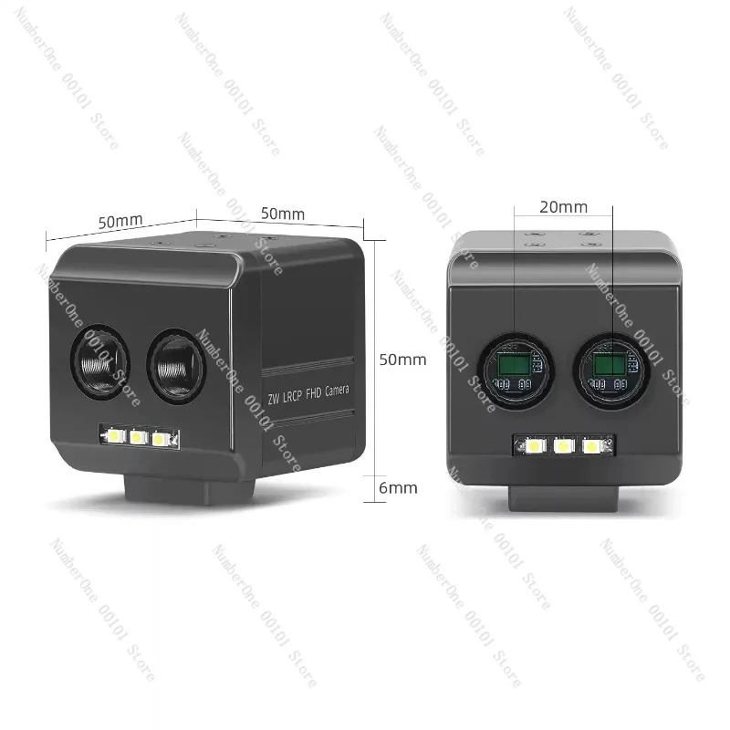 1080P Dual Lens Synchronous USB Webcam UVC Plug and Play Free Driver for Live Stream Online Lesson Evidence Recording