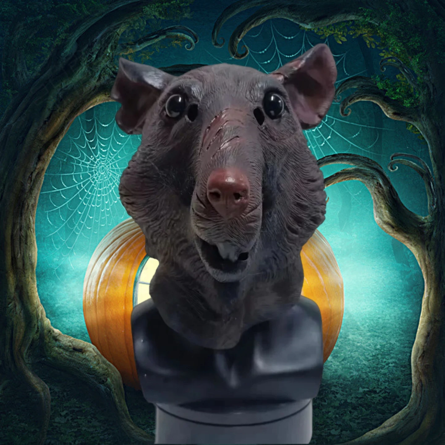 

Animal Rat Mouse Mask Full Face Latex Masks Halloween Party Prop Adult Holiday Props Funny Animal Head Carnaval Cosplay Costume