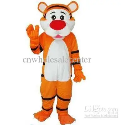 Nieuwe Volwassen Hot Sale Foam Schattige Tijger Fancy Cartoon Mascotte Kostuum Pluche Kerst Fancy Dress Halloween Mascotte Kostuum