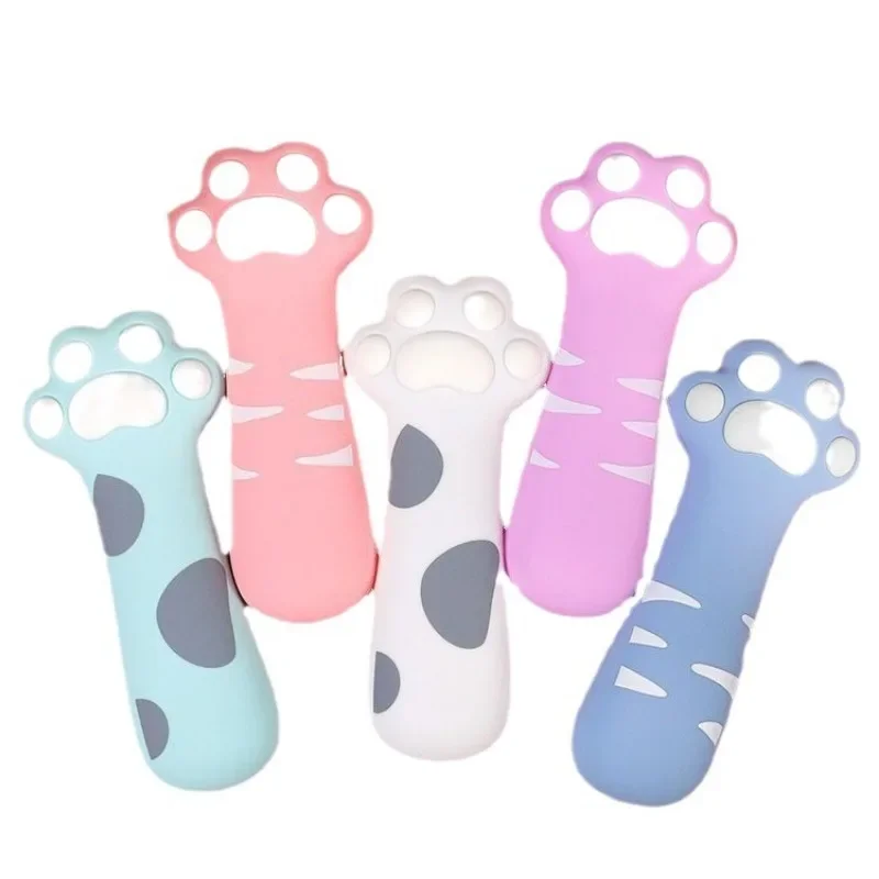 Cute Cat Paw Pen Bag Pencil Case Soft Silicone Storage Bag Pouch Stationery Kids Gift School Travel