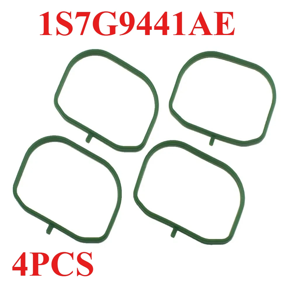 

4PCS 1S7G9441AE LFO1-13-111 FKM Engine Intake Manifold Gasket Seal For Volvo C30 S40 V50 Ford Fiesta Focus Mondeo Mazda 6
