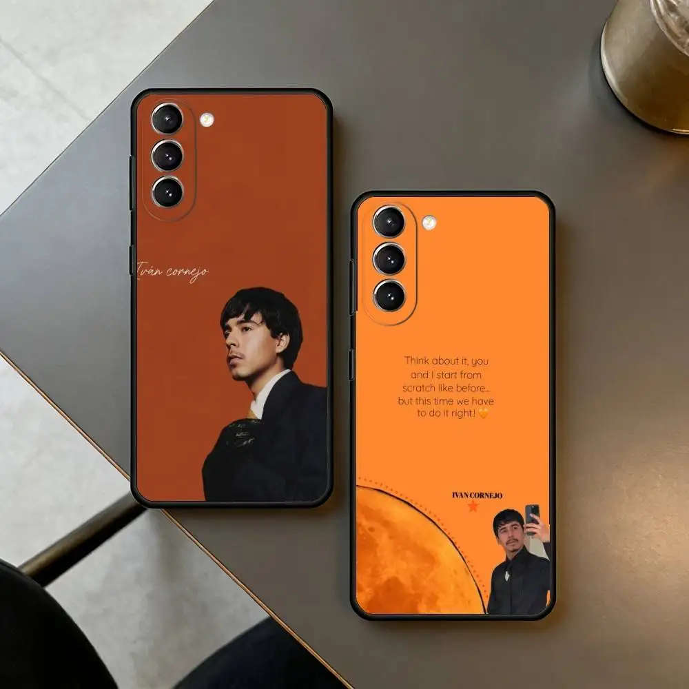 S-Singer L-Lvan C-Cornejos Phone Case For Samsung S25,24,23,22,30,21,10,9,Ultra,Plus,Lite,FE,4,5 G Soft Black Case