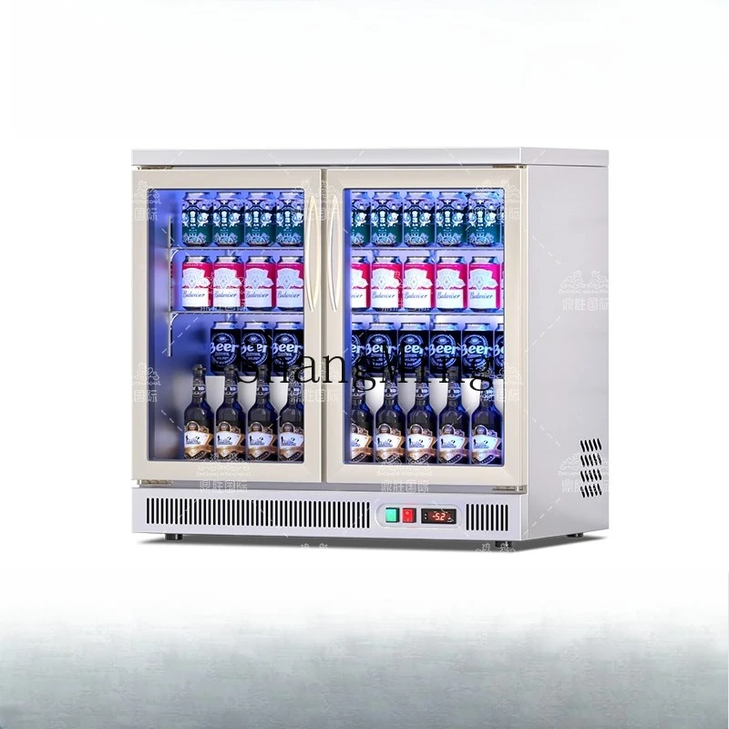 

ZYY embedded refrigerator commercial air-cooled bar-type refrigerated beverage cabinet cold drink freezer