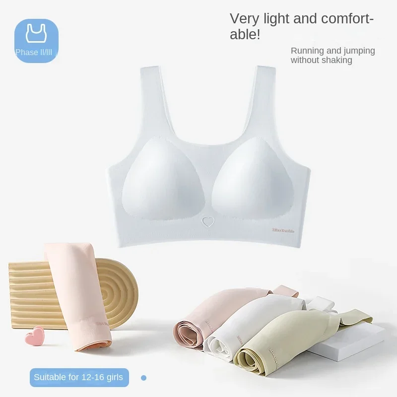 

Women's Bra Sexy Seamless Cotton Lace Push Up Strapless Women Lingerie Underwear Bras Small Chest Junior High And High School