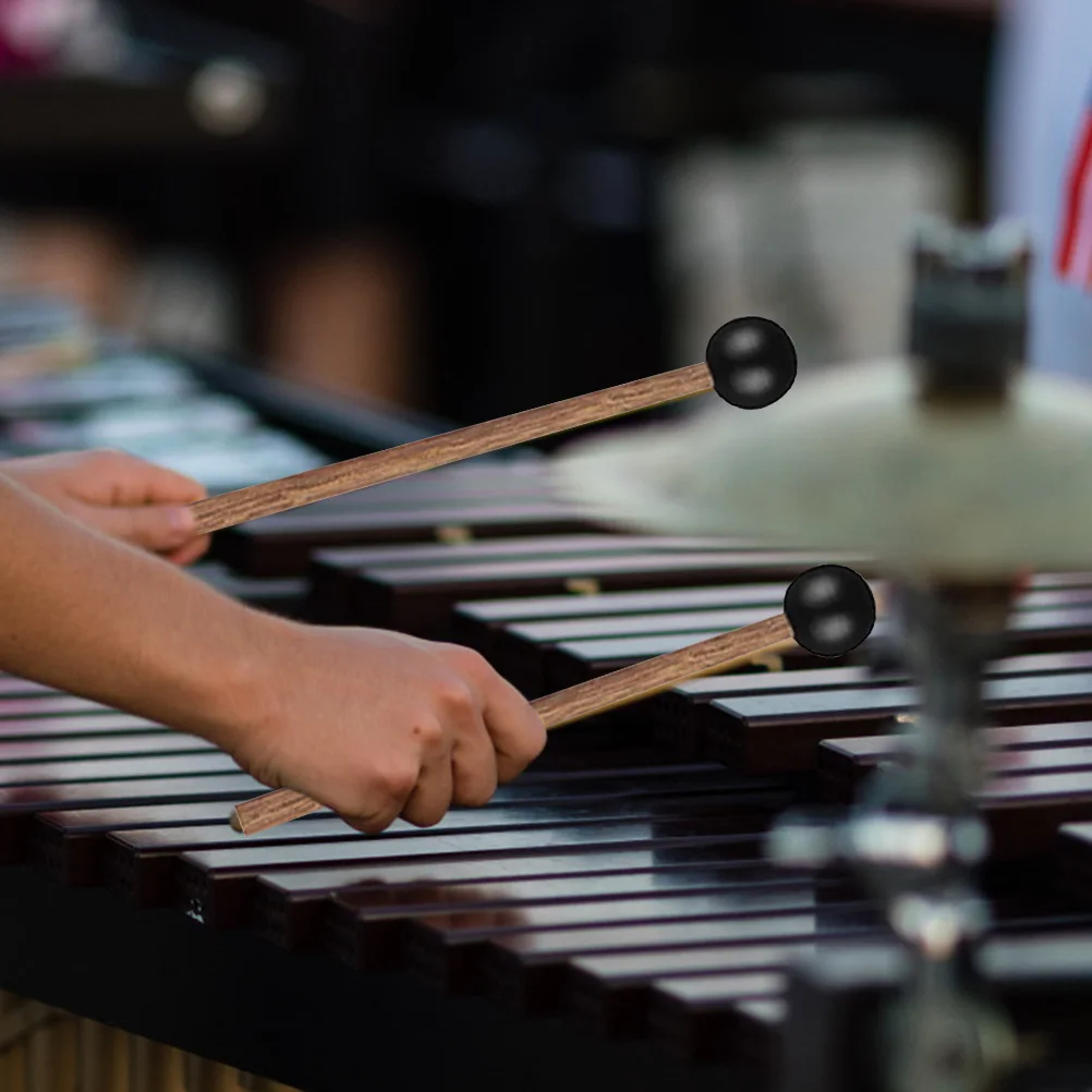 

4Pcs Ethereal Drumstick Professional Durable Wooden Drum Mallets for Xylophone Tongue Drum Musical Percussion Instrument