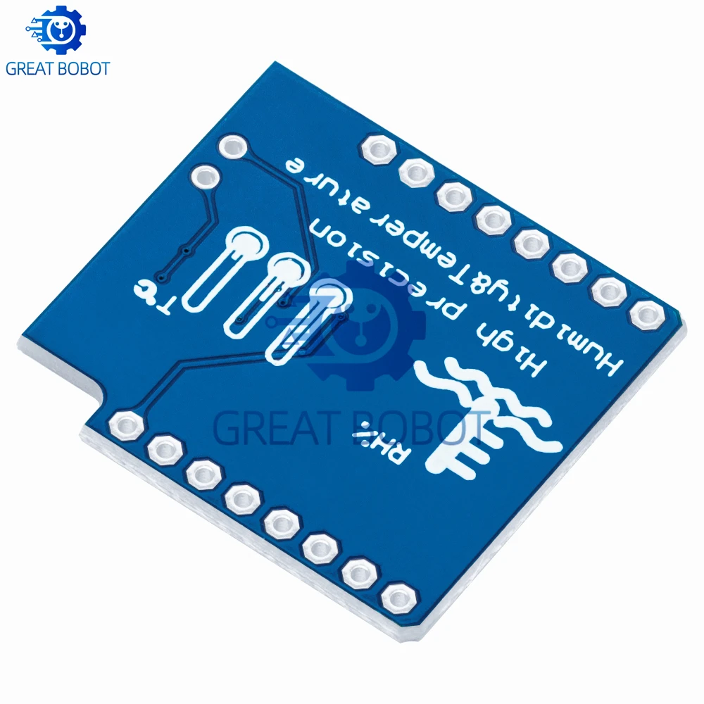 SHT30 I2C Temperature Humidity Sensor, High Precision Module Compatible with WeMos D1 Mini, 1-10 Pack
