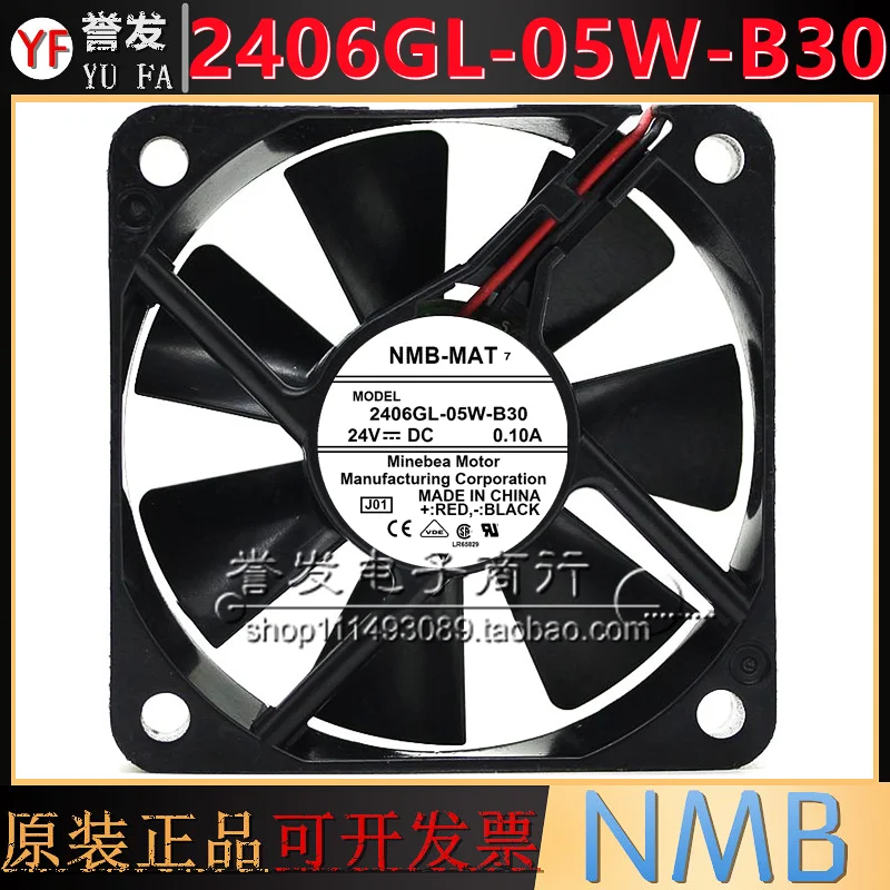 NOVO ORIGINAL 2406GL-05W-B39 24V 0,10A 6015 60x60x15mm RADIADOR DE VENTILADOR DE REFRIGERAÇÃO