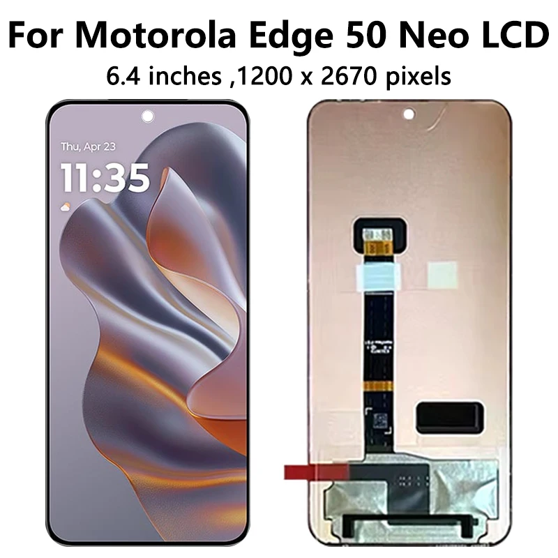 P-OLED For For Motorola Edge 50/50 Pro/50 Fusion/50 Ultra/50 Neo LCD Display Touch Screen Digitizer For Moto S50 Neo Display