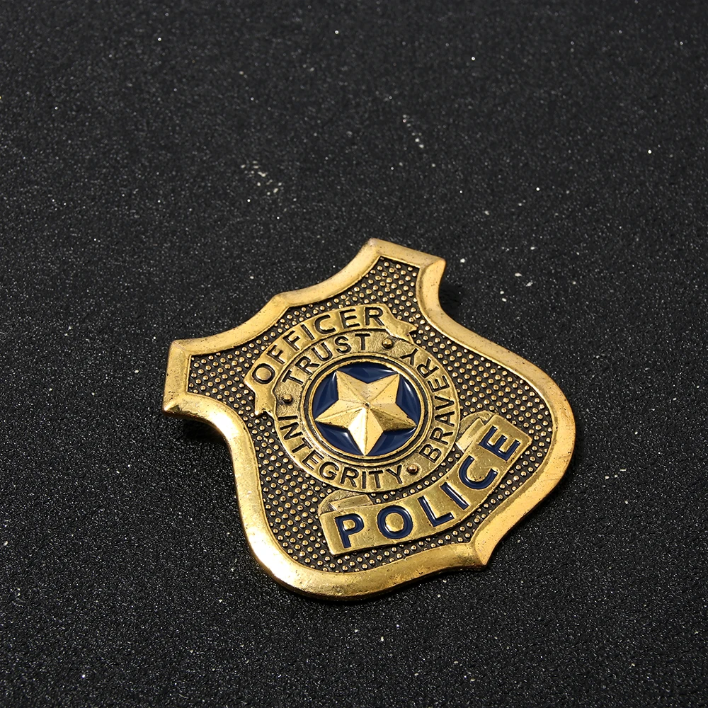 Cartoon Metal Badge Brooch Judy Hopps Police Pin for Women Men Lapel Pin Jewelry image 4