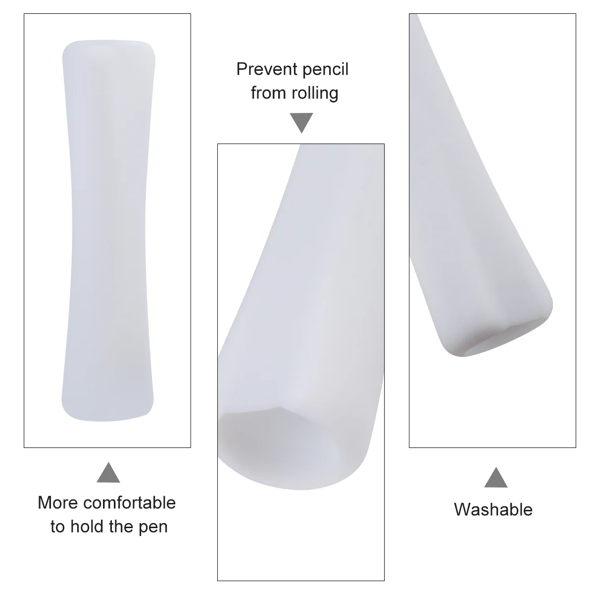 

1Pcs Pencil2 Silicone Protective Sleeve Cover Comfortable Holder Anti-Roll Pencil Silicone Sleeve for Pencil2