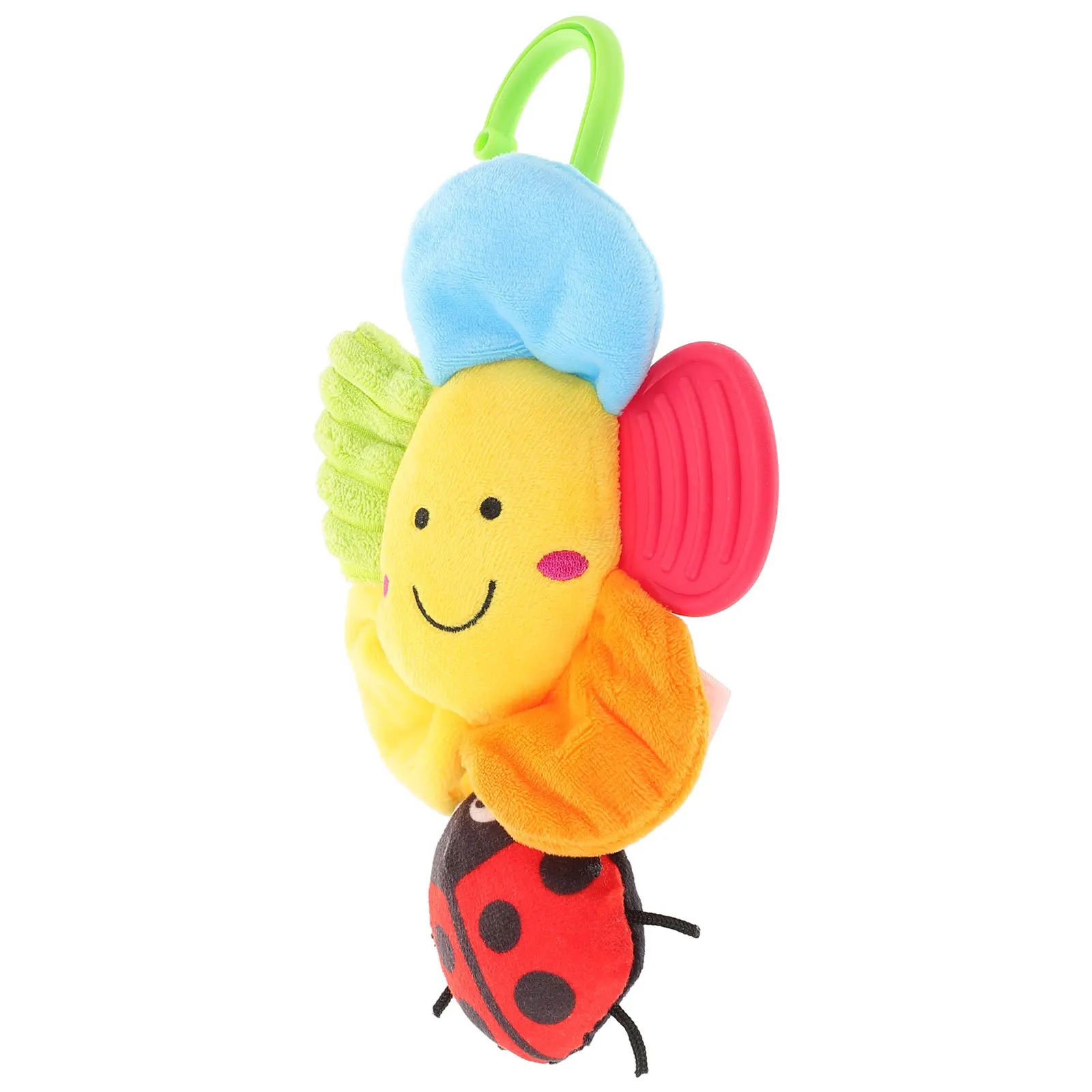 ของเล่นดนตรีแบบแขวนสำหรับเด็กทารก รูปดอกไม้ ดึงเชือกได้ น่ารัก ใช้ได้กับรถเข็นเด็ก เตียงเด็ก ช่วยเสริมพัฒนาการ สนุก สีสันสดใส