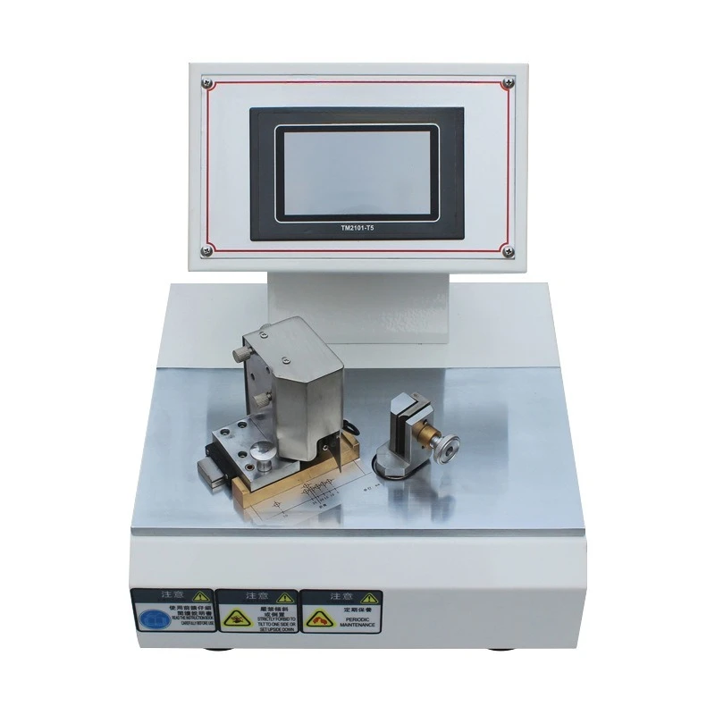 

Cardboard paper book bending stiffness tester 90 degree paper cardboard crease stiffness tester