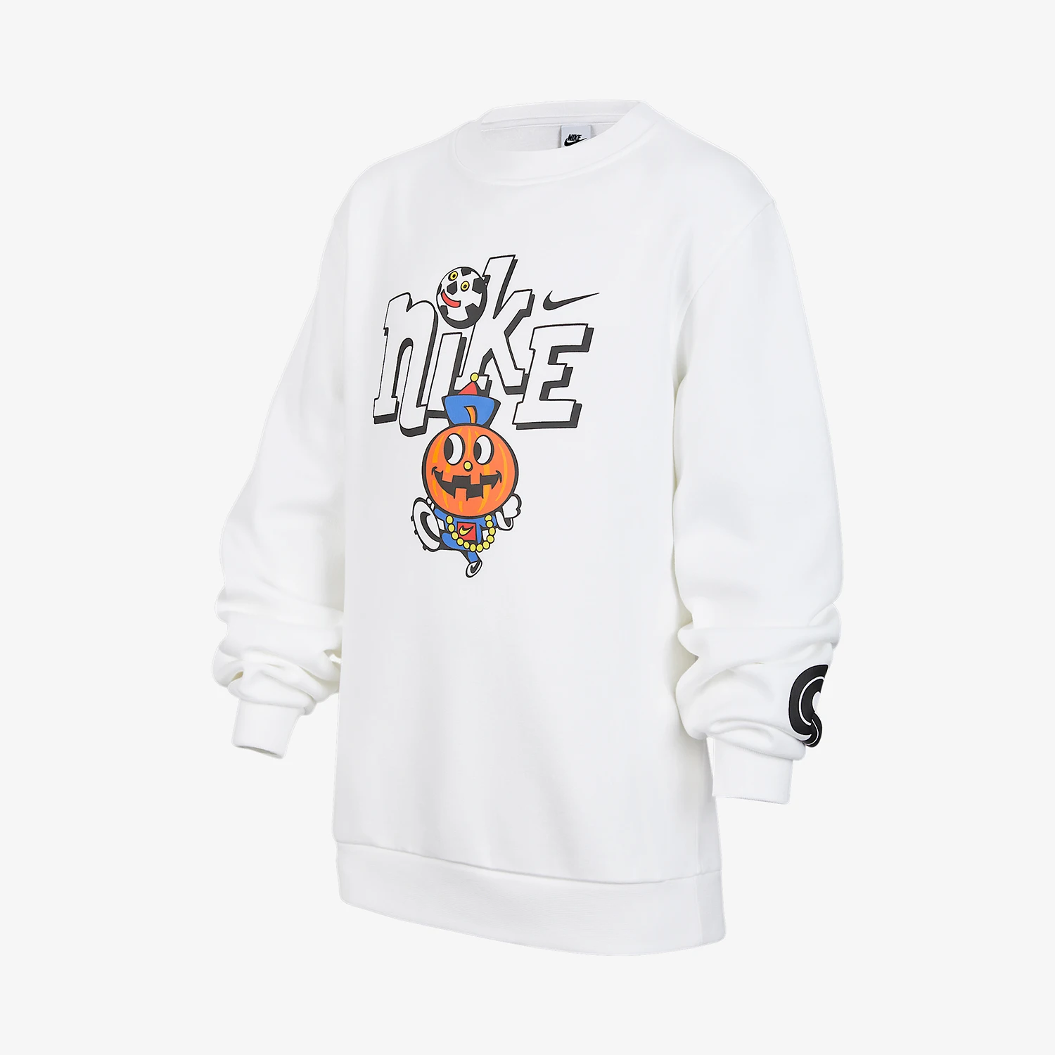 

Оригинальная спортивная одежда Nike, детская трикотажная толстовка с круглым вырезом и длинными рукавами IO0095-100