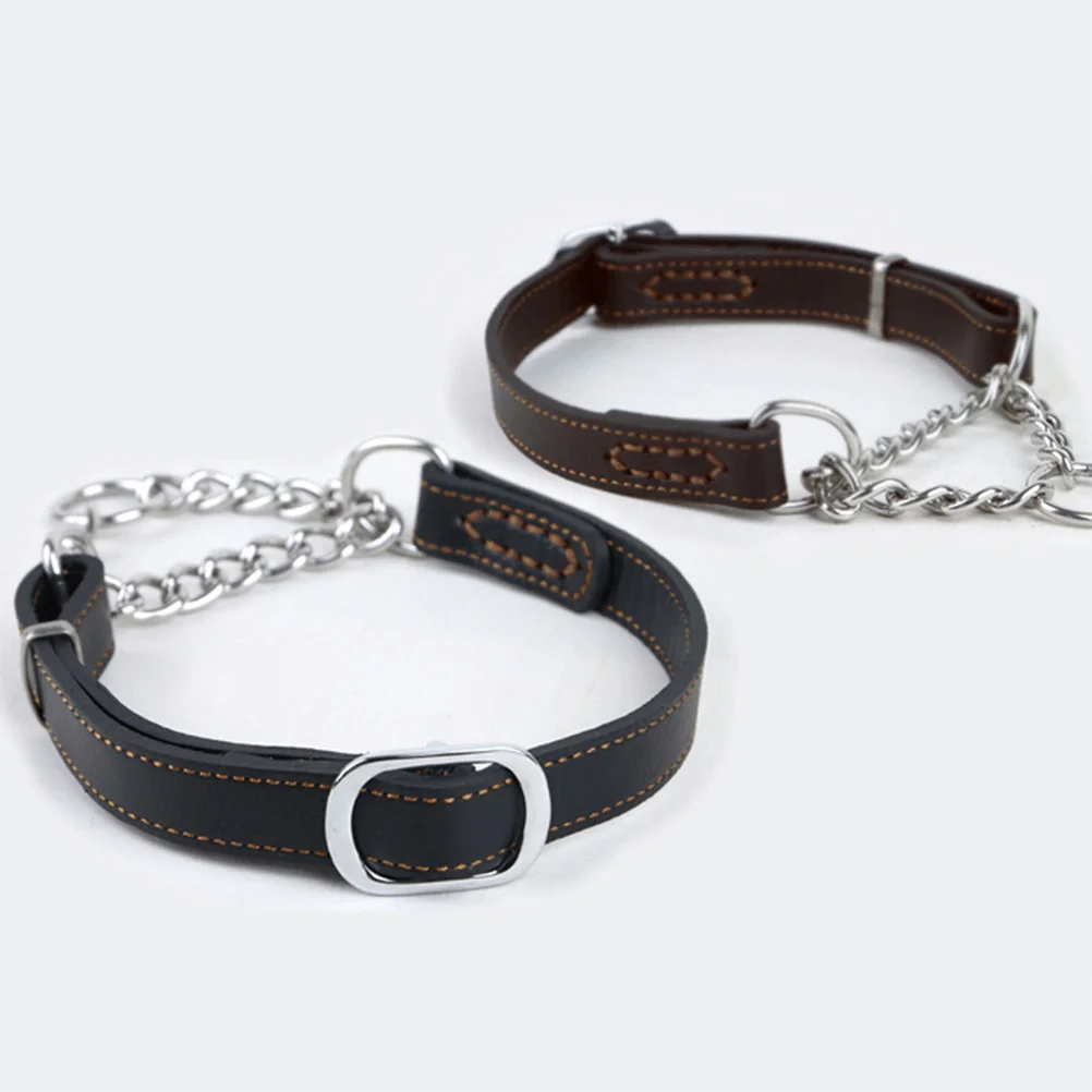 

Adjustable Collar for Medium Dogs Durable Stainless Steel Chain Comfortable Pet Accessories