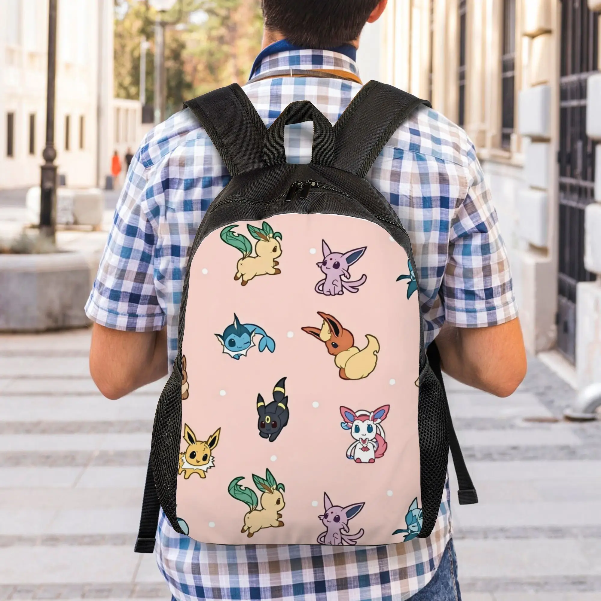 

Pokemon Backpack Back to school season Eevee 2 Casual Backpack