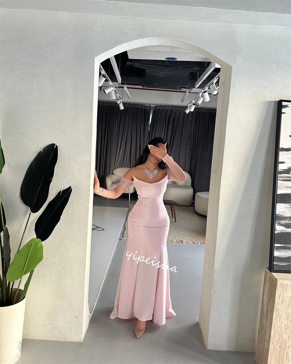 Prom Dress Saudi Arabia Charmeuse Ruched Christmas Mermaid Strapless Bespoke Occasion Gown Midi Dresses